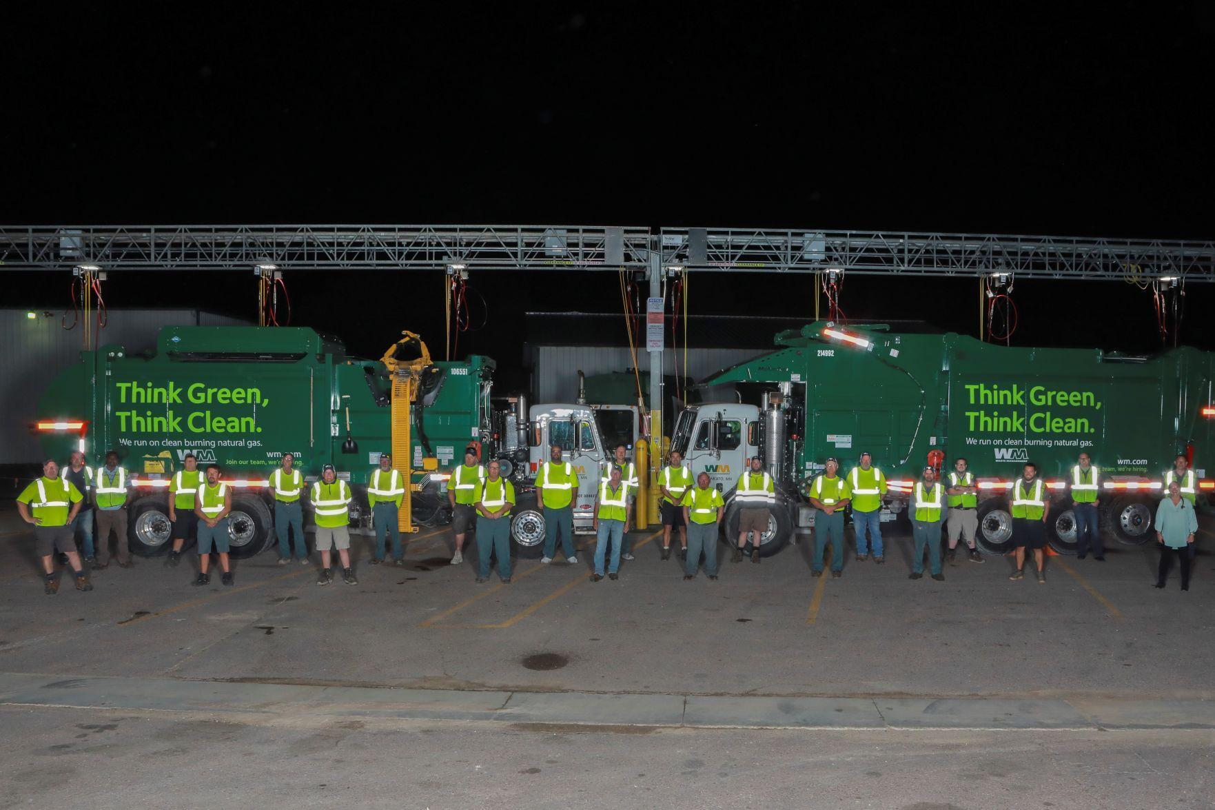 Waste Management completes CNG fueling station in Mankato
